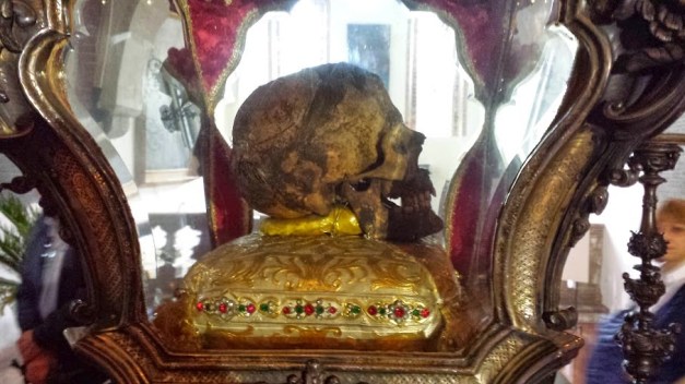 the skull of Peter of Verona