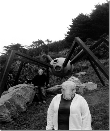 Carlucci Sheep - Carl and Katherine Gifford and cat